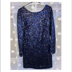sequin mini dress